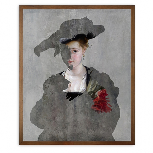 Reveal - Lady 1 (Original mixed media painting)